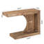 39.37cm Solid Wood Console Table