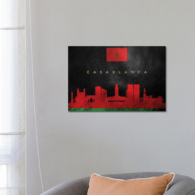 " Casablanca Morocco Skyline " by Adrian Baldovino