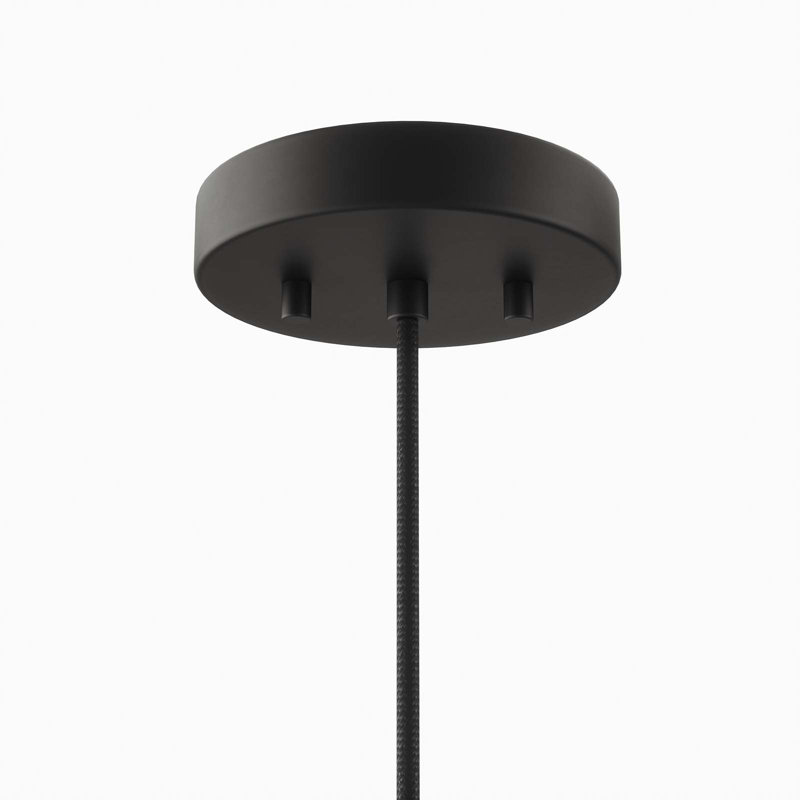 Luminaire suspendu 1 lumière Avenue par Modway, Noir