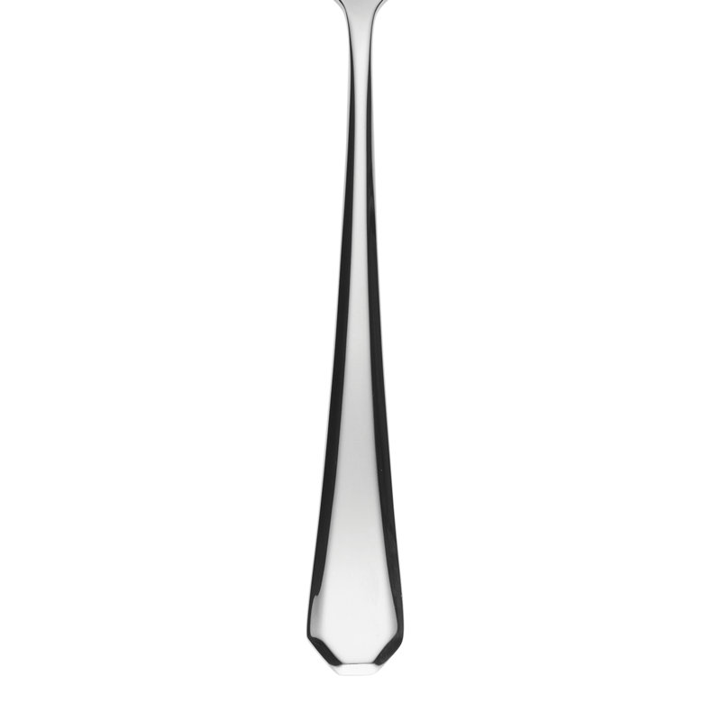 Geo Champagne Satin 20-Piece Flatware Set, Silver