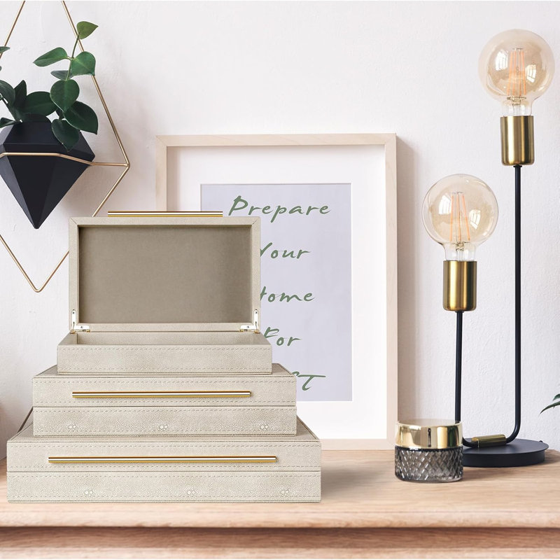 Set of 3 Decorative Boxes