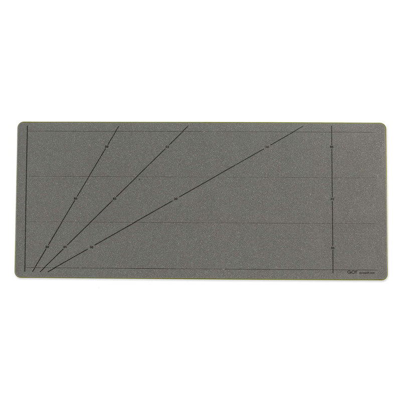 AccuQuilt GO! Matrice de découpe de tissu 3 po avec lignes de guidage en angle pour projets de courtepointe
