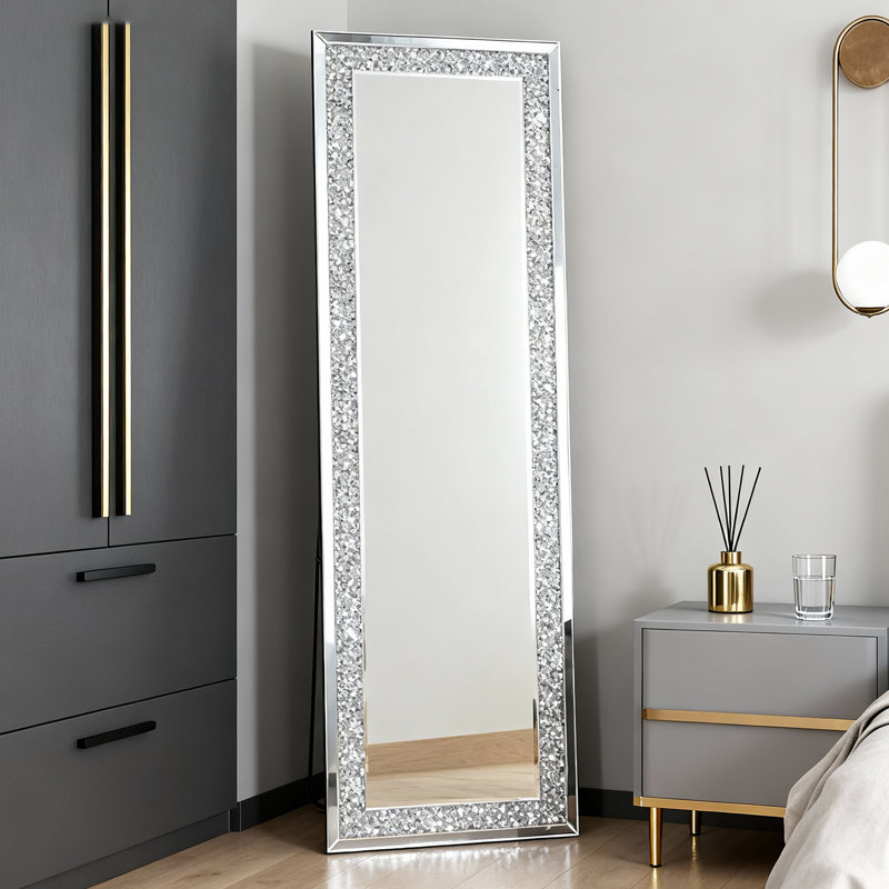 Miroir de salle de bain Kulkarni, 46,5 po x 31 po