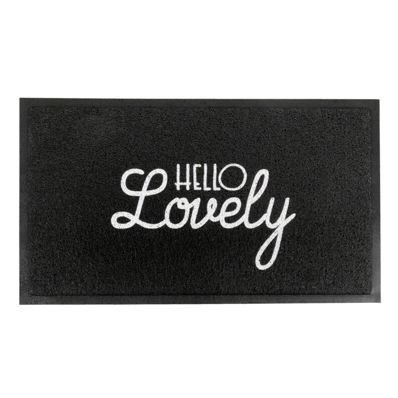 Corlyn Non-Slip Doormat, Black