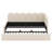 Twin Size Upholstered Daybed With Scallop-Shaped Guardrail And Pull-Out Bed, Velvet Sofa Bed, Metal Slatted Frame, Space-Saving Design-1239803461