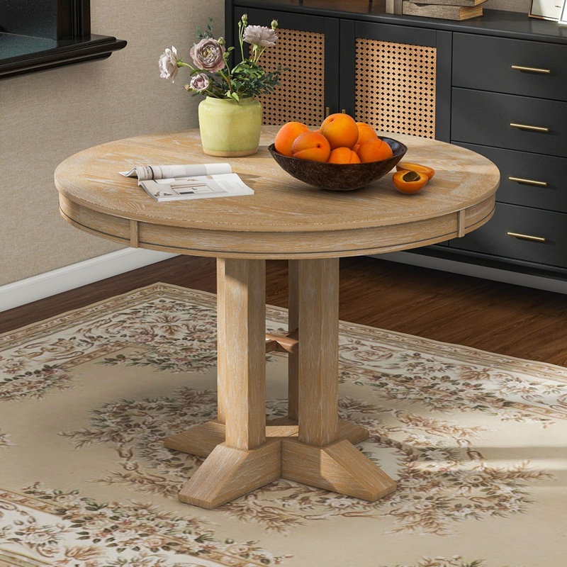 Table de salle à manger extensible Farmhouse, Natural