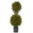 Cedar Double Ball Topiary with Lights