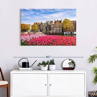 Tulipes du canal Sirci à Amsterdam