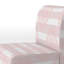 Fauteuil de chambre d'appoint en velours rose