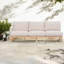 Ensemble de cordes en bois d'acacia 5 pièces Modern Modern Patio Sofas