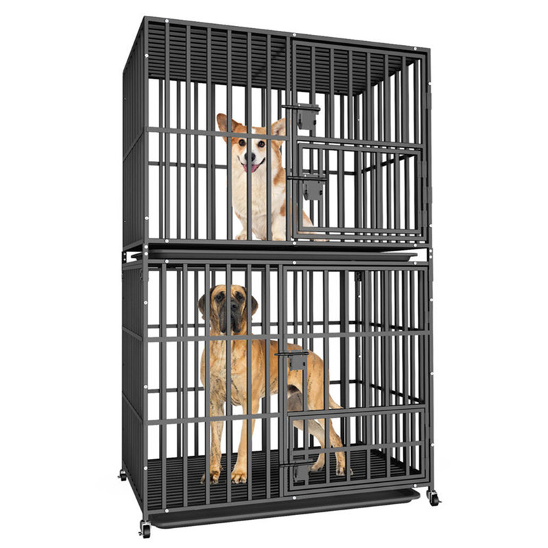 Leitha Stackable Pet Cage, 156.5cm H x 107cm W x 77cm D