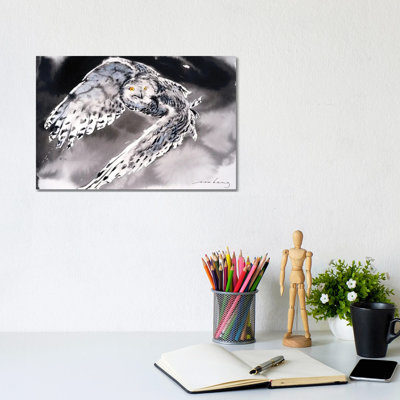 Snowy Owl II 1 Piece Wrapped Canvas Wall Art