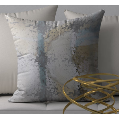 Abstract Reversible Throw Pillow