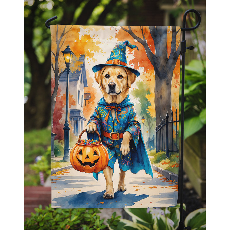 Drapeau du jardin Mastiff, Labrador Retriever jaune