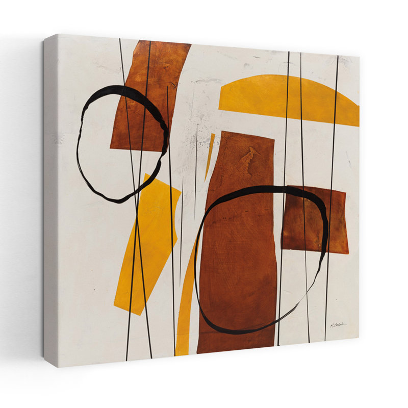 Ringleader Modern Abstract Art moderne, H 18 po x l 18 po