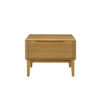 Rancourt 1 - Drawer Solid Wood Nightstand