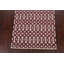 Tapis beige / mauve en laine touffeté à la main à motif géométrique Aggappora