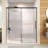 56-60" Wide X 72" High  Single Sliding Shower Door With Clear Glass