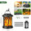 Lanterne solaire Kooper, lanterne solaire scintillante améliorée, lanterne suspendue, lanterne suspendue, énergie solaire pour jardin