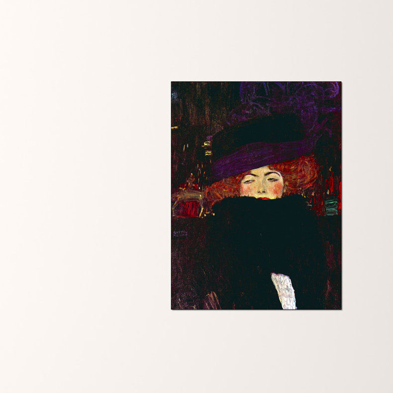 Gustav Klimt - Wrapped Canvas Painting, 80cm H x 60cm W x 1.8cm D