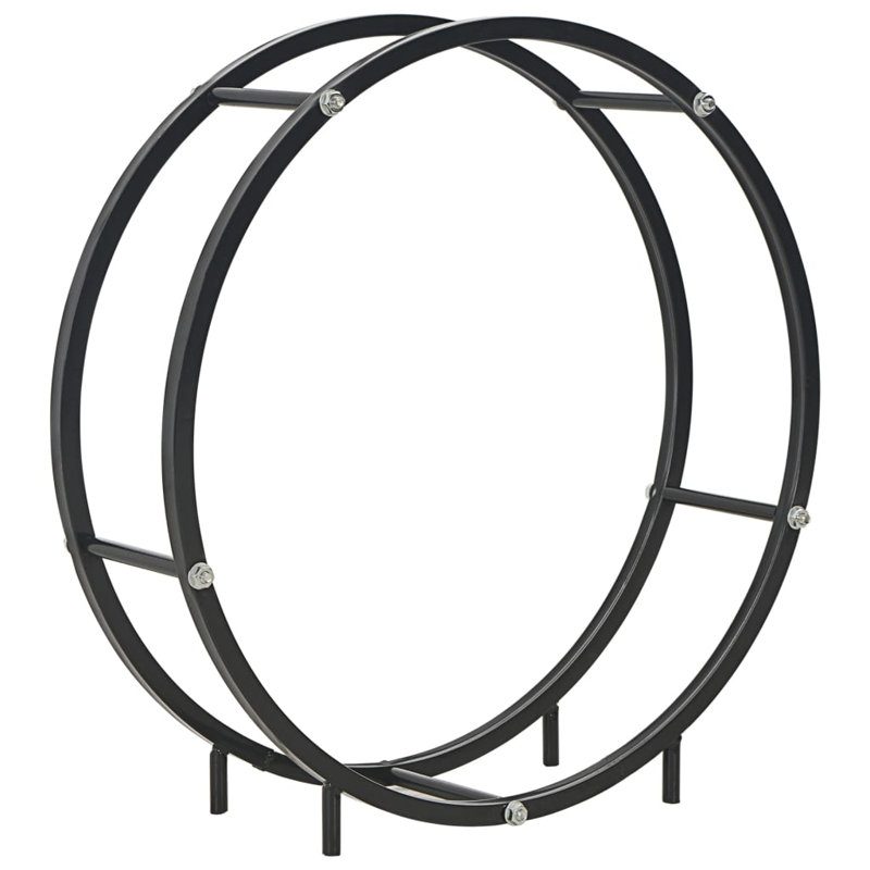 70cm W Vinyl Coated Steel Log Rack