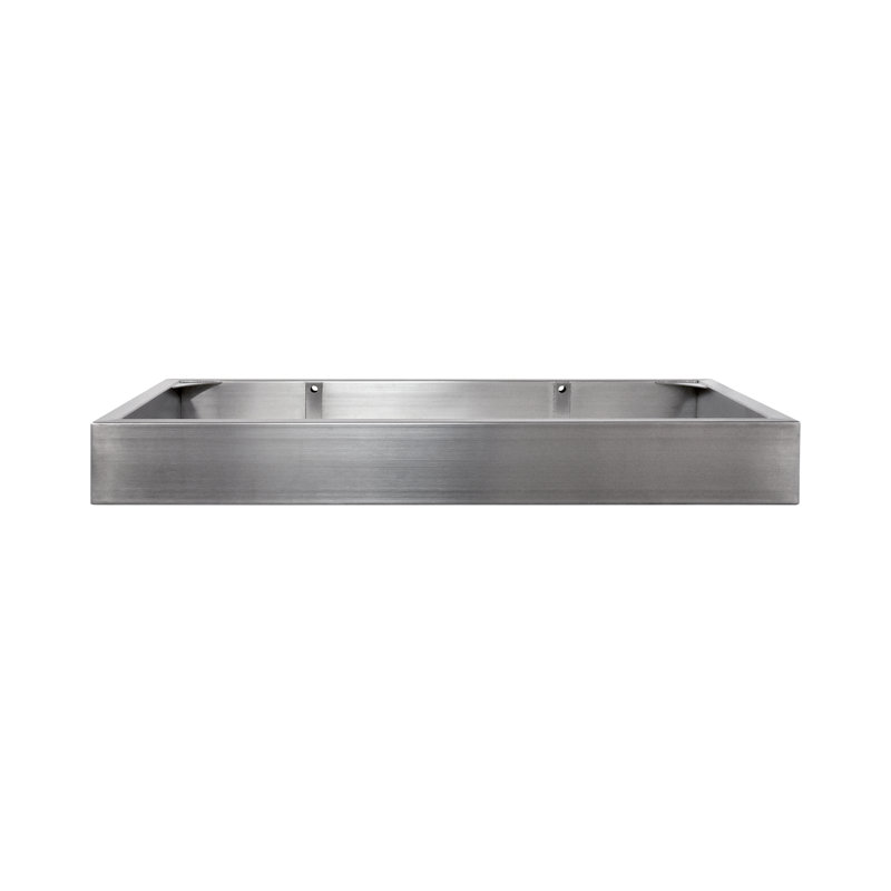 Zaca 36" Wall-Mounted Single Bathroom Vanity Set, No Faucet Hole, Pearl