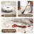 Washable Abstract Area Rug - Rugs for Living Room Large Non Slip Indoor Entryway Rubber Backing Carpet Bedroom Kitchen Distressed Stain Resistant Floor Decor Mat Machine Washable Brown-1122920645