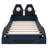 Platform Bed with Comfortable Upholstered Backrest-454318280