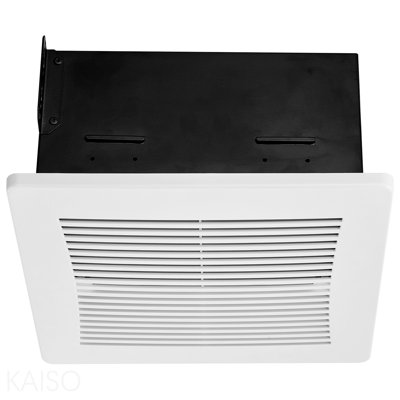 Ventilateur de salle de bain pour salle de bain, évent de salle de bain de 80 pi³ / min, ventilateur de plafond à moteur à faible bruit de qualité supérieure, conduit standard de 4 pouces pour salle de lavage, salle de rangement, ventilation domestique, blanc
