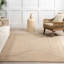 Tapis d'intérieur / extérieur brun clair tressé Owensby-184267738
