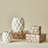 Pillowed Printed Vase-Matte White-Lg-119364185