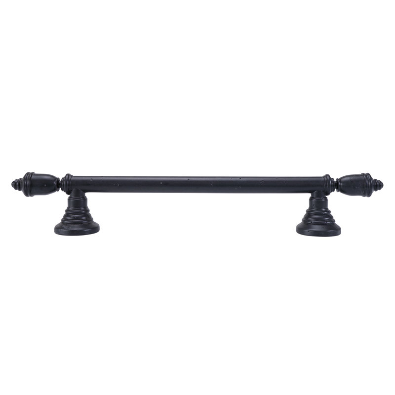 ABERDEEN 6" C TO C PULL; SATIN , Matte Black