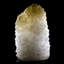 Quartz translucide et stalactites calcédoine
