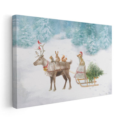 «Woodland Celebration I», reproduction d'art sur toile