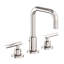 East Square Widespread Bathroom Faucet with Drain Assembly-1725000525