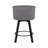 26"Swivel Upholstered Counter Stool With Metal Frame-513637447