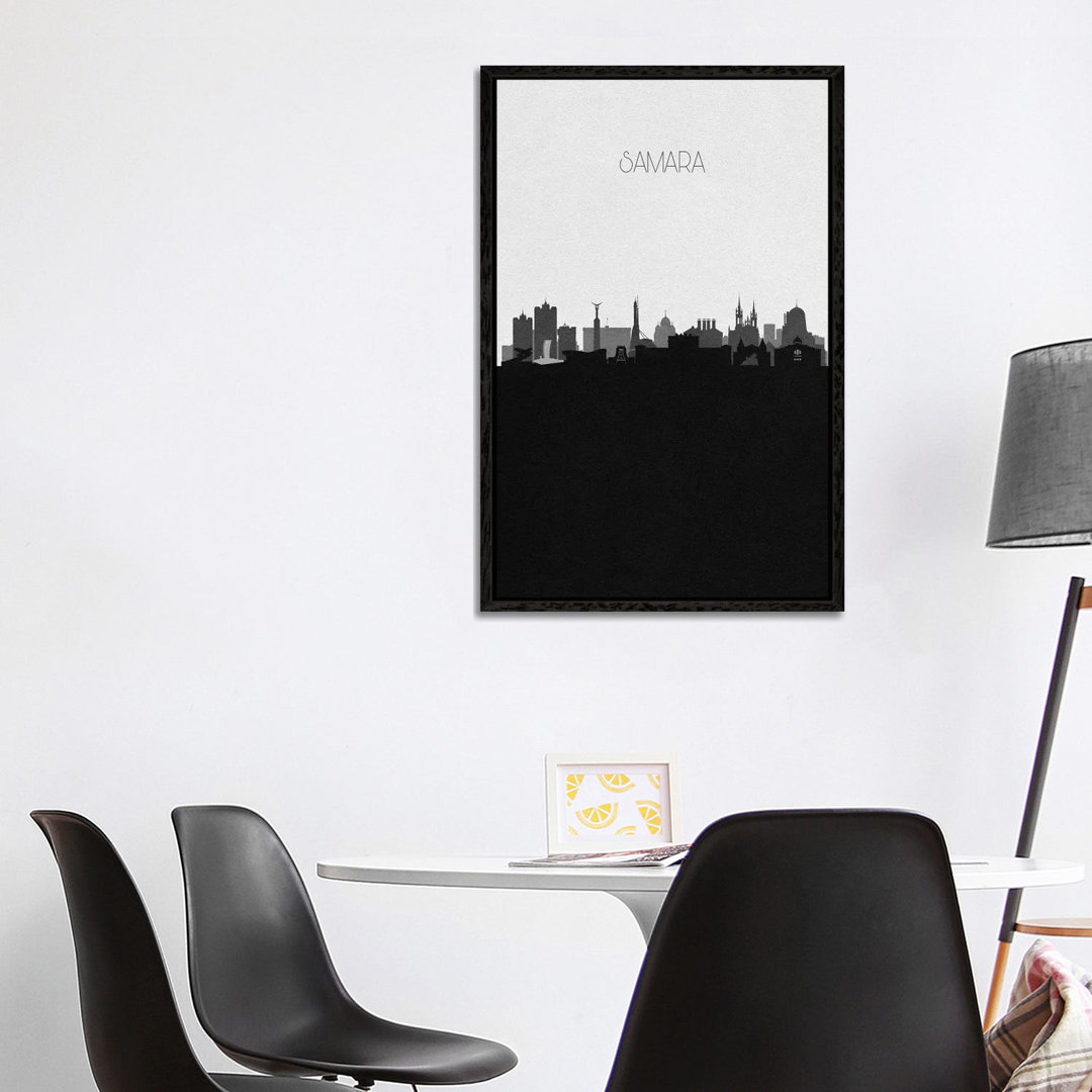 Ras Al Khaimah, UAE City Skyline by Ayse Deniz Akerman - Print on Canvas