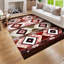 Tapis Bigghome, motif turc traditionnel réversible 4 x 6 lavable à la machine