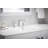 Honesty Widespread Bathroom Faucet with Drain Assembly-184072963