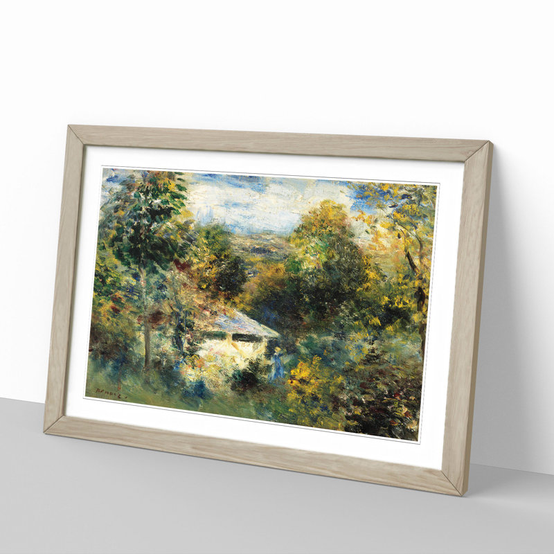 Louveciennes by Pierre-Auguste Renoir - Framed Print, 27cm H x 36cm W x 2cm D, Oak Framed