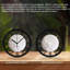 Horloge murale ronde en fer 10 po avec mouvement à quartz silencieux, chiffres arabes, impression UV-1635387912