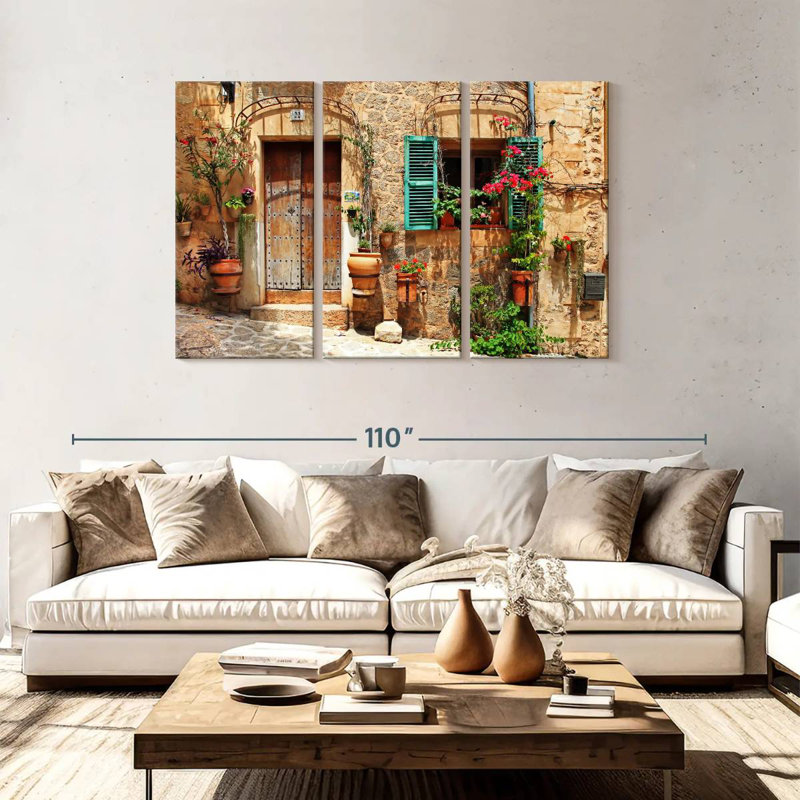 Lilie, rue charmante espagnole, H 48 po x l 74 po