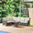 Wicker 6 - Person Modular Patio Conversation Sets with Cushions