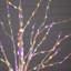 Arbre de Noël blanc illuminé 4 pi