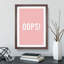 Oops - Picture Frame Typography-62809063-62809064