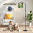 Arc Floor Lamp Ukiyo e artistic translucent river pool surrounded by towering Floor Lamps with Remote LED Lights Adjustable Lamp Shades Tall Standing Lamps for Reading Office Living Room