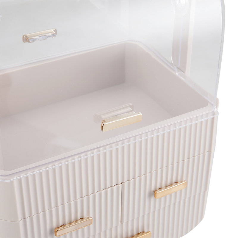 Showunmi Plastic Makeup Organiser, Pink