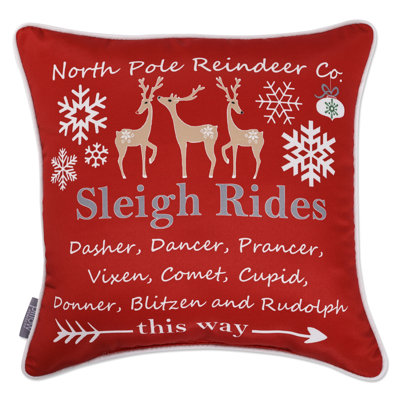 Outdoor Reversible Throw Pillow