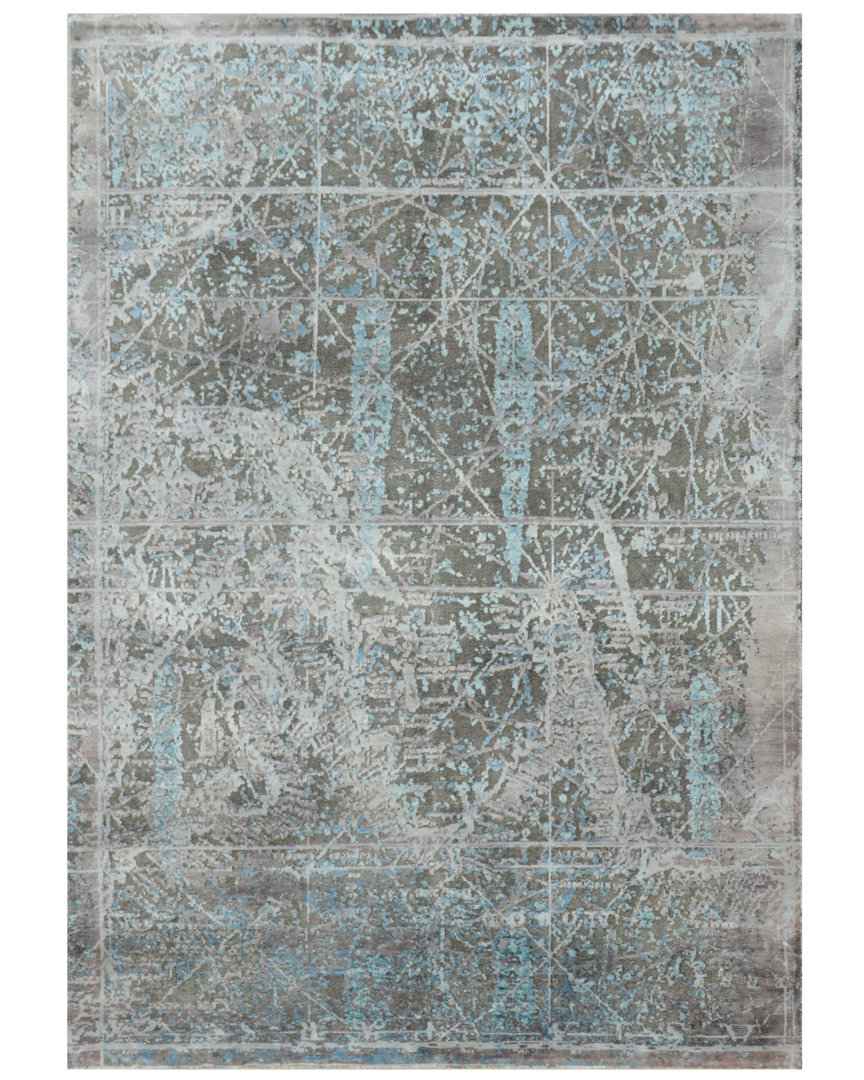 Geometric Hand Knotted 170cm X 240cm Area Rug