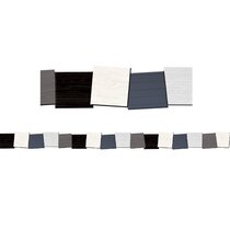  Teacher Created Resources White with Black Scalloped Die-Cut  Border Trim : Office Products